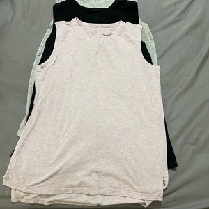 Three Lululemon Tanks